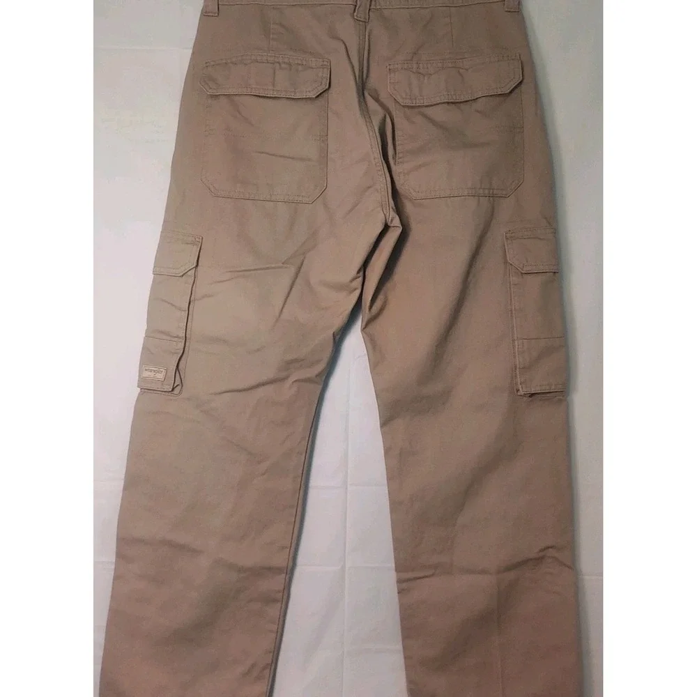 Wrangler Mens Tan Denim Cargo Pants 130273‎